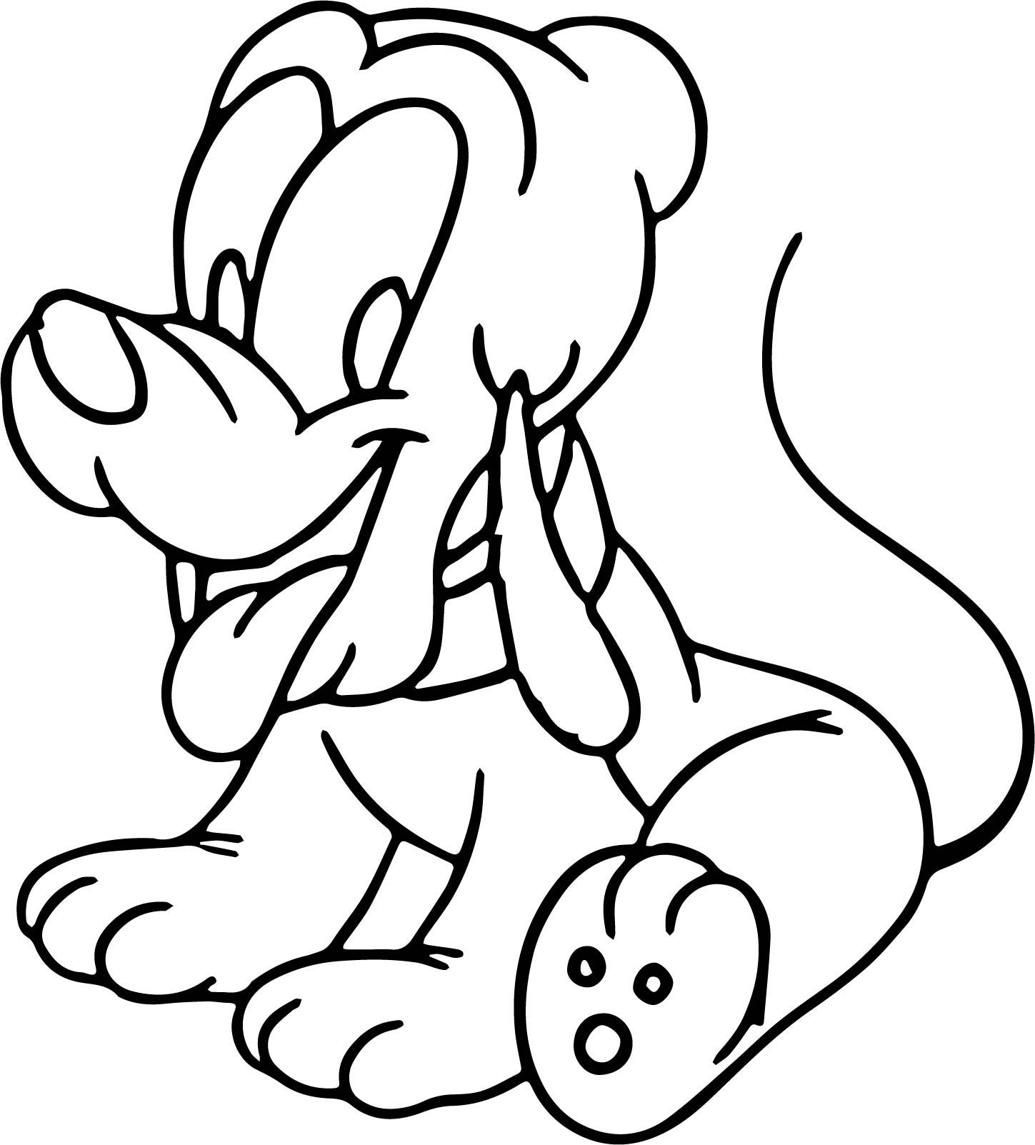 1449x1603 Beautiful Pluto Coloring Pages The Dog Page Fr