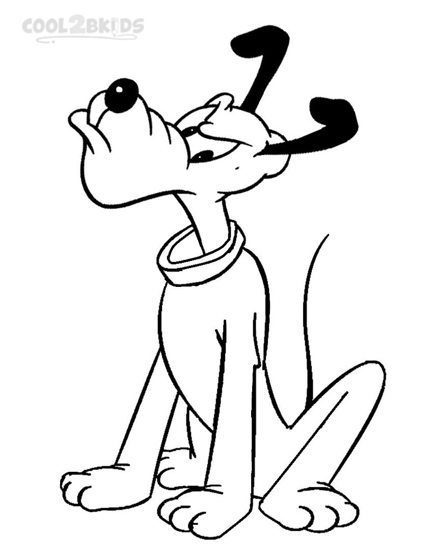850x1093 Printable Pluto Coloring Pages For Kids Cool2bkids More