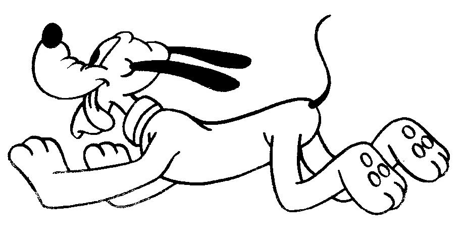 917x475 Disney Pluto Coloring Pages