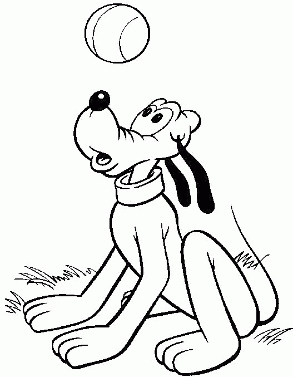 1020x1310 Pluto Coloring Pages
