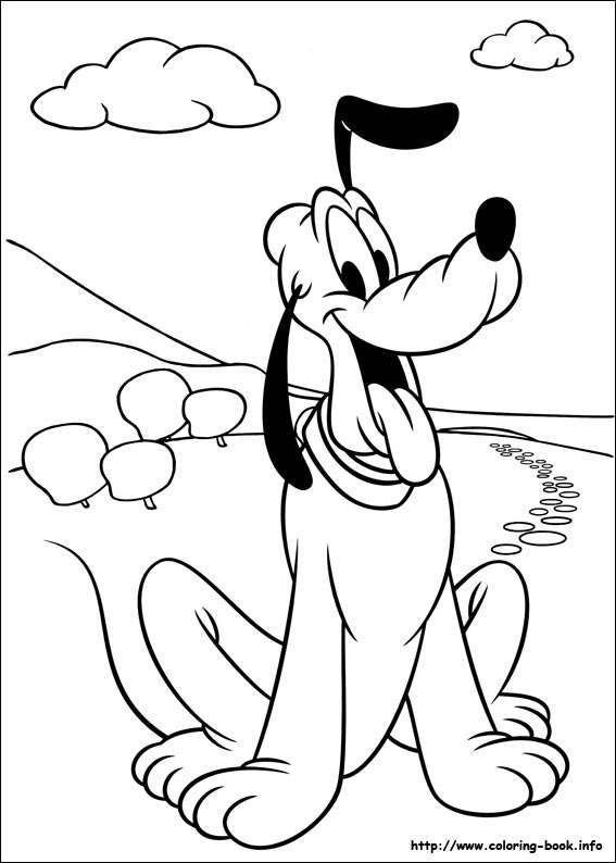 567x794 Pluto Coloring Pages