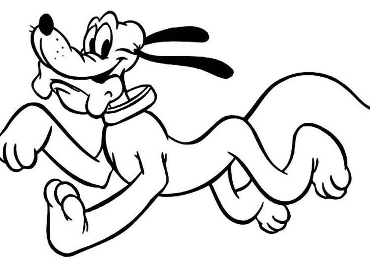 1229x858 Pluto Coloring Pages