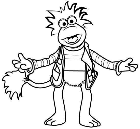 550x507 The Rock Coloring Pages
