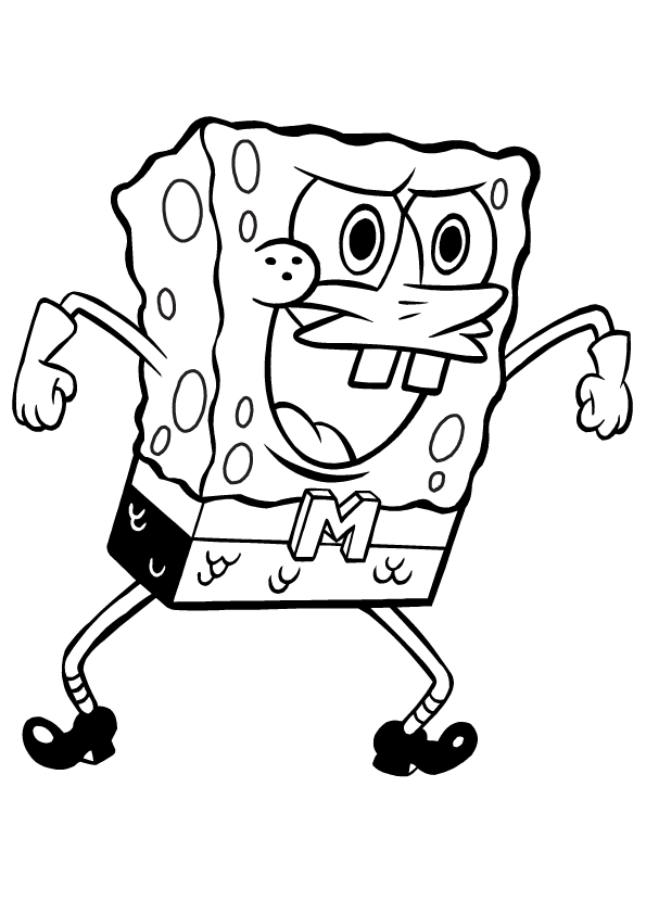 595x842 Printable Spongebob Squarepants Coloring Pages For Kids.png (595