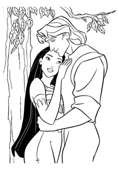 236x334 John Rolfe And Pocahontas Kids Coloring Pages With Free Colouring