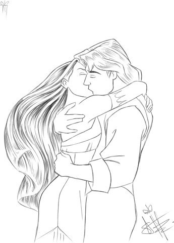 345x480 Smith And Pocahontas By Hanyu Kyo