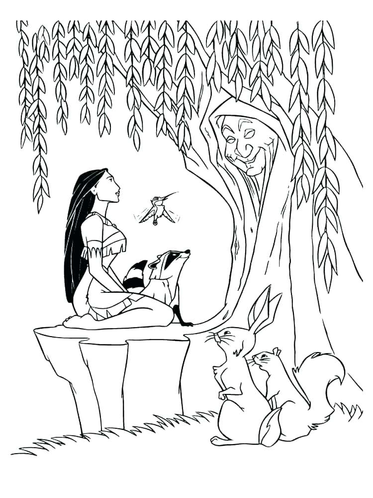 750x1000 Pocahontas Coloring Page Princess Coloring Pages For Kids