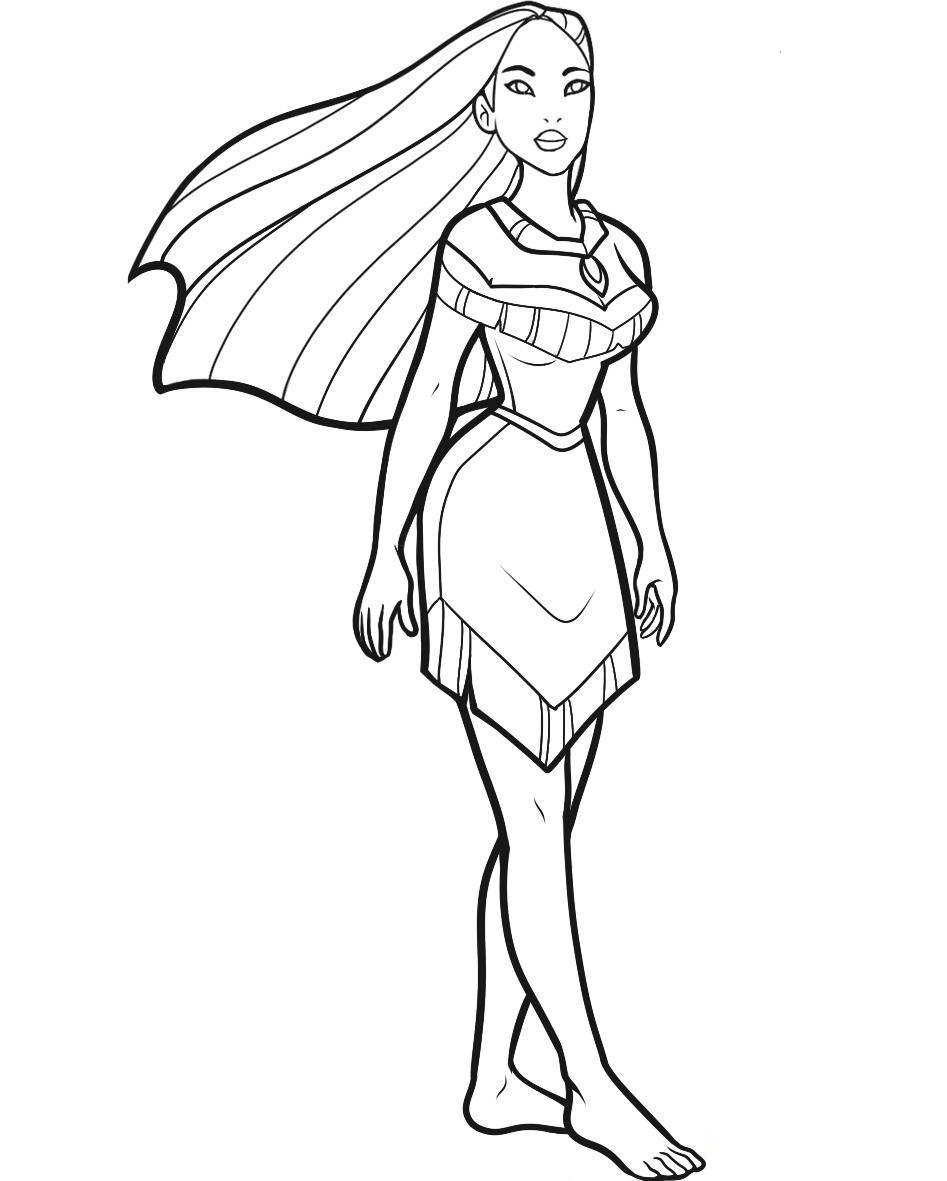 947x1181 Awesome Disney Coloring Pages Pocahontas Design Printable
