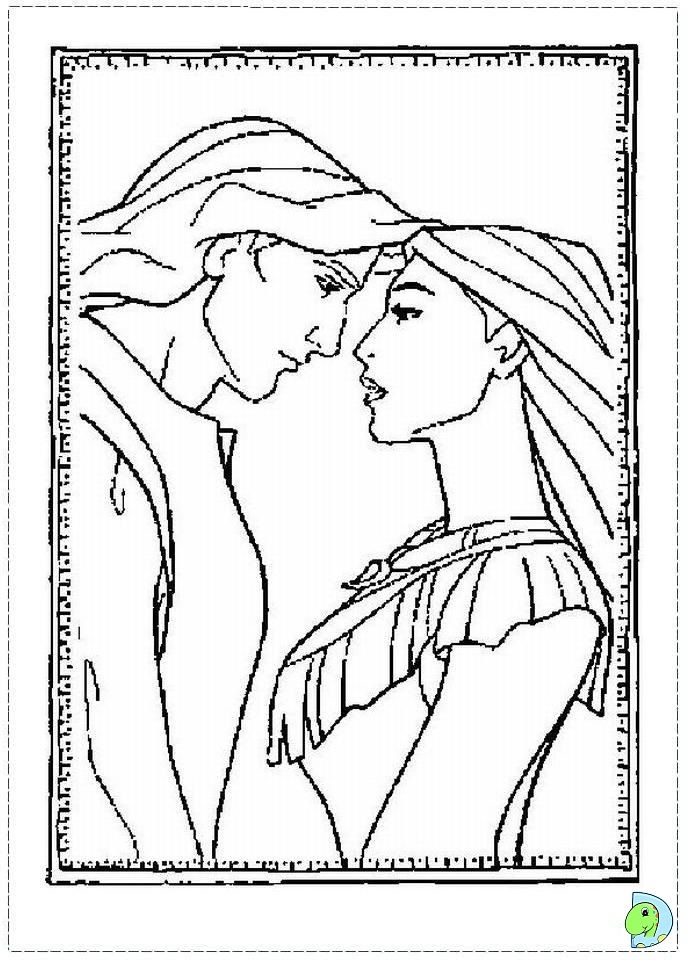Pocahontas Printable Coloring Pages