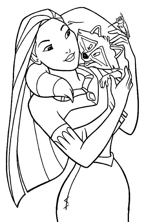 526x745 Tegninger Til Pocahontas 11 Tegne