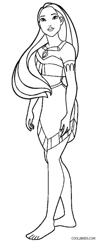 352x850 Dibujo De Pocahontas Para Colorear Printable Coloring Pages