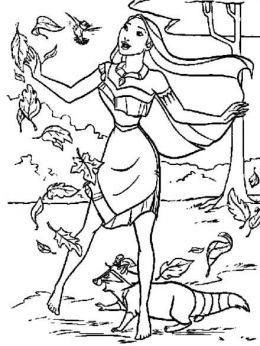 260x346 John Rolfe And Pocahontas Kids Coloring Pages With Free Colouring