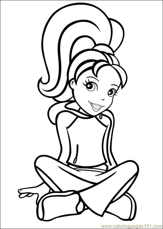 567x794 Polly Pocket 38 Coloring Page