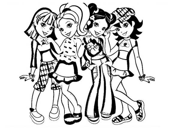 600x432 Polly Pocket Coloring Pages