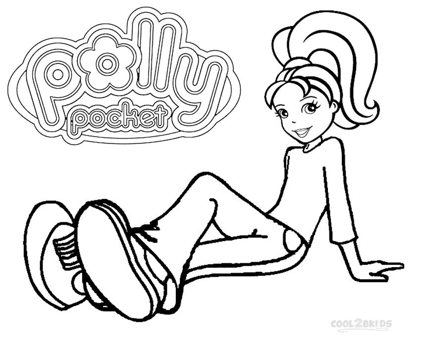 850x687 Printable Polly Pocket Coloring Pages For Kids Cool2bkids