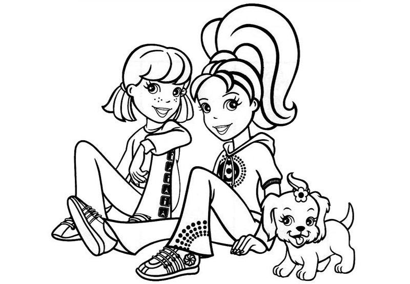 800x555 Worksheets Of Polly Pocket Characters For Kids