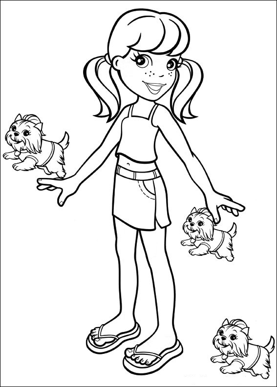 567x794 Pocket Coloring Page Free Printable Polly Pocket Coloring Pages