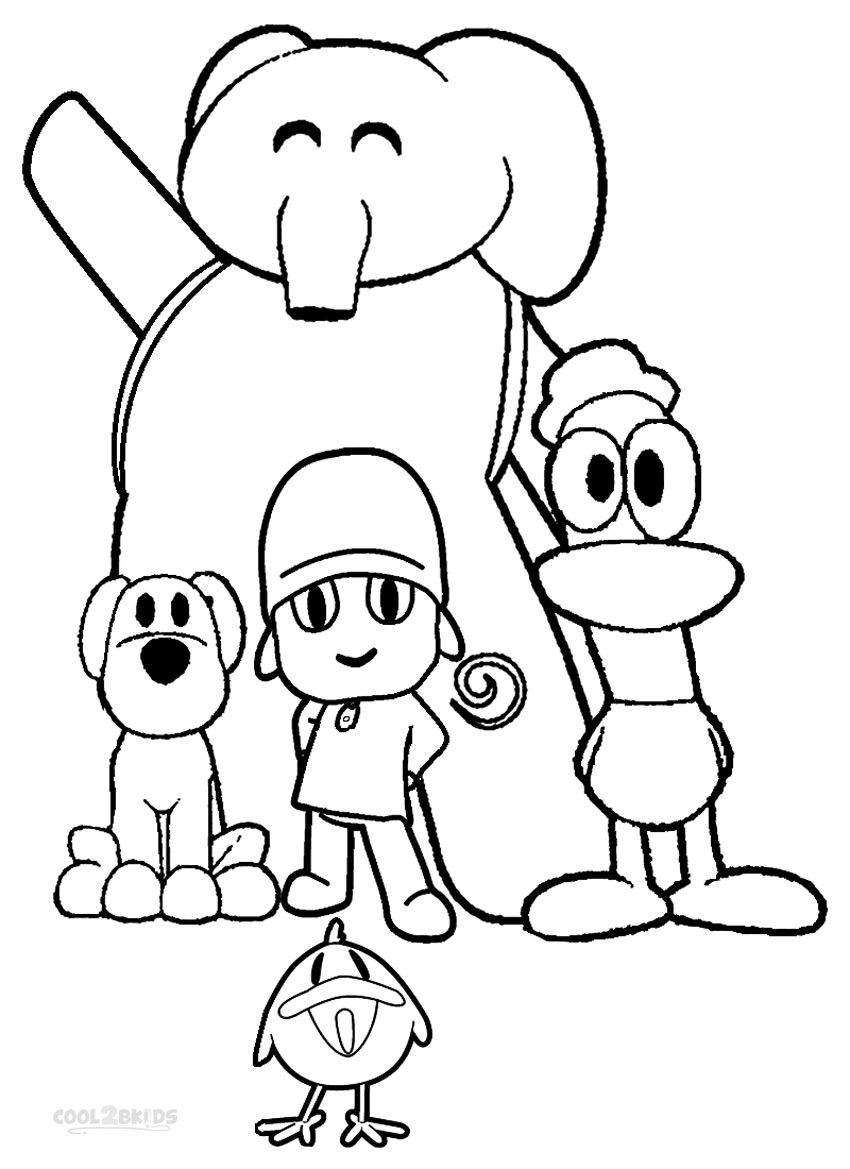 850x1169 Magic Pocoyo Coloring Pages Online 280 850 102