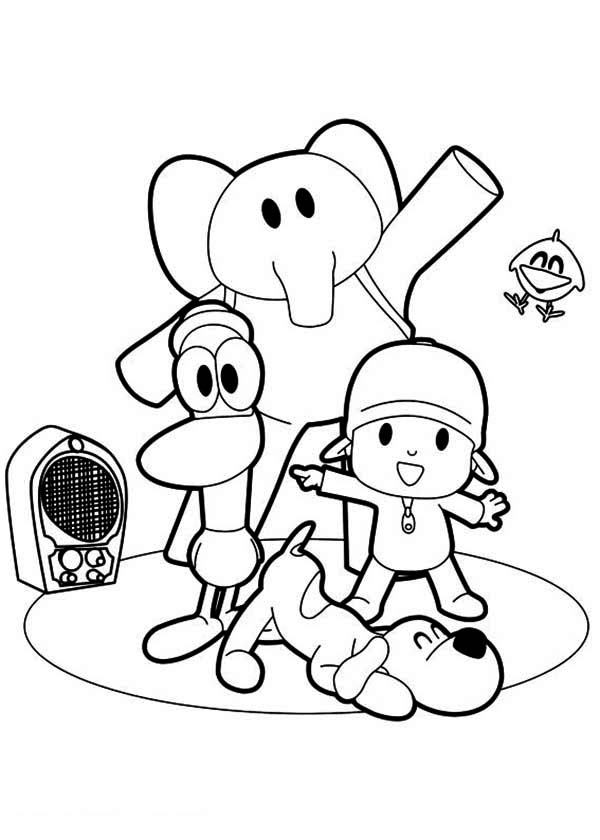 600x840 Printable Pocoyo Coloring Amazing Pocoyo Coloring Book
