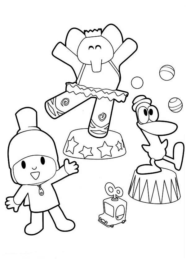 600x840 Breathtaking Pocoyo Coloring Pages Games And Friends Pato