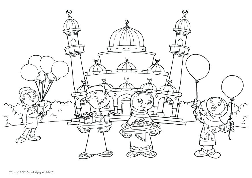 875x620 Eid Mubarak Colouring Sheets Coloring Pages Free Printable Poem