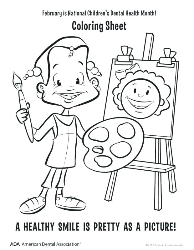 620x800 Month Coloring Pages Dental Health Coloring Pages Mom Blog
