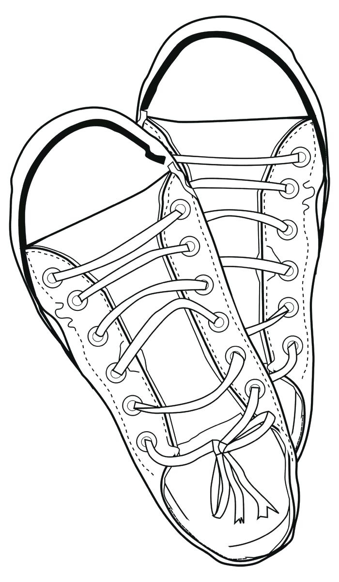 Pointe Shoe Coloring Page