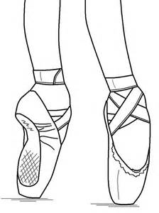 224x300 Pointe Shoes Coloring Pages