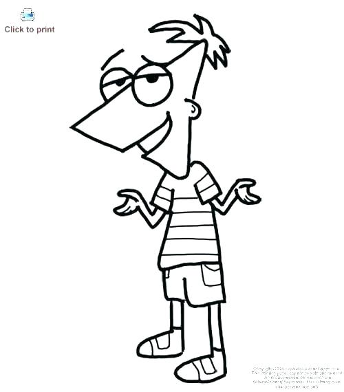 500x570 Platypus Coloring Page The Platypus Coloring Pages The Platypus