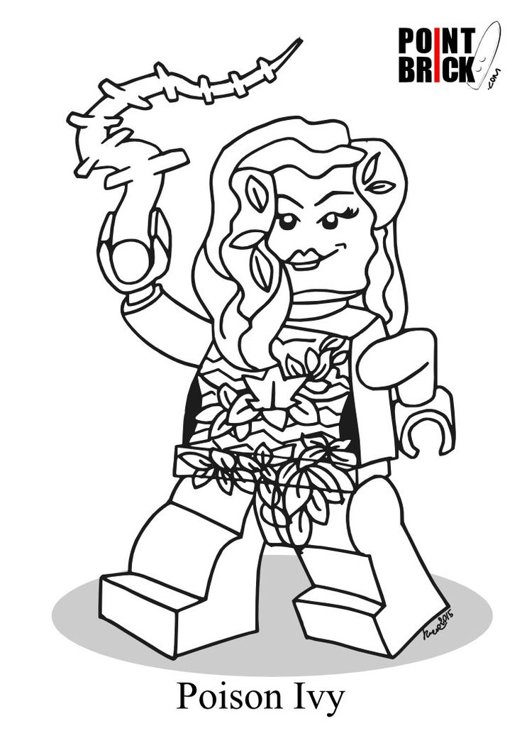 736x1040 Lego Poison Ivy Coloring Pages
