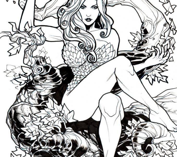 678x600 Poison Ivy Coloring Page Ivy Coloring Pages Titans Coloring Pages