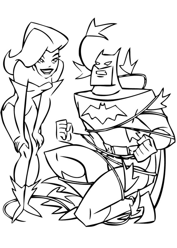 606x850 Lego Poison Ivy Coloring Pages Ivy Coloring Pages Download