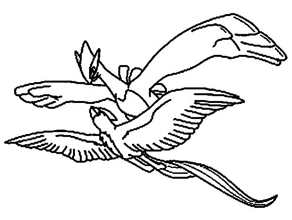 600x453 Coloring Pages Coloring Pages Articuno Pokemon Colouring Page