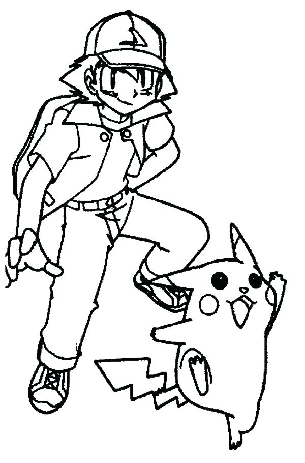 600x910 Coloring Pokemon Ash Coloring Pages Page Ketchum. Pokemon Ash