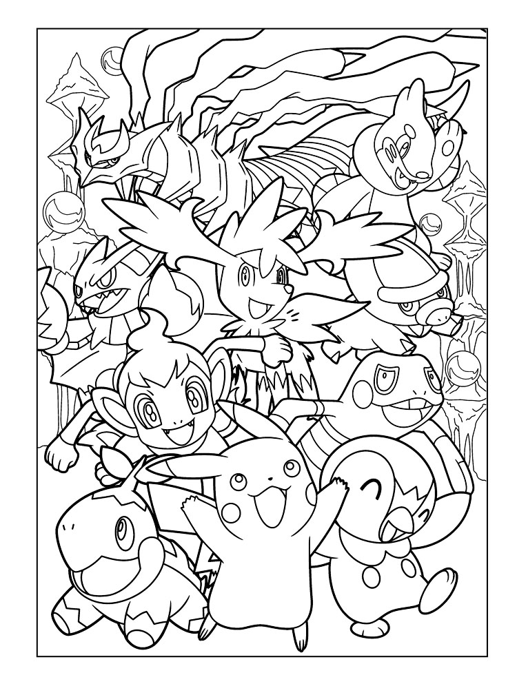 750x980 Free Printable Pokemon Coloring Pages Ash And Pikachu Pokemon