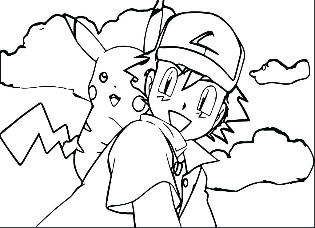 1024x741 Pokemon Ball Coloring Pages Downloads Online Coloring Page Ash
