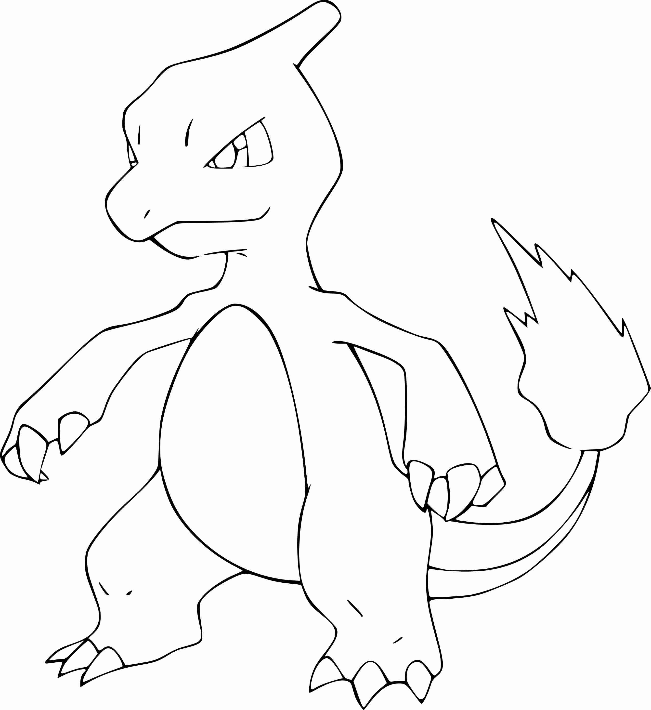 2654x2894 Pokemon Coloring Pages Bulbasaur To Print Of And Charmeleon