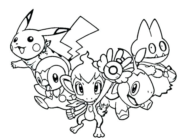 640x480 Free Pokemon Christmas Coloring Pages Draw All Pokemon Coloring