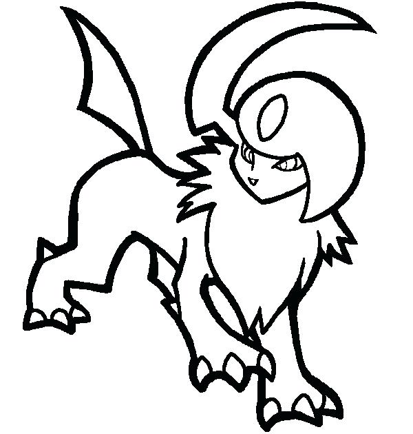 600x630 Pokemon Coloring Pages Absol Coloring Pages Pokemon Coloring Pages