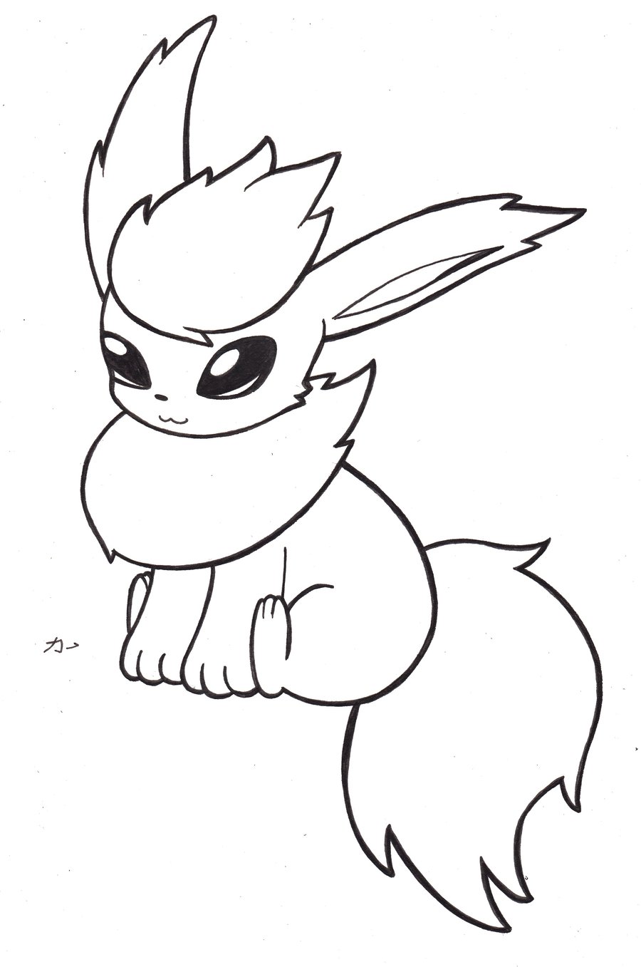 900x1357 Delighted Flareon Coloring Page New Pages Absol Free Download