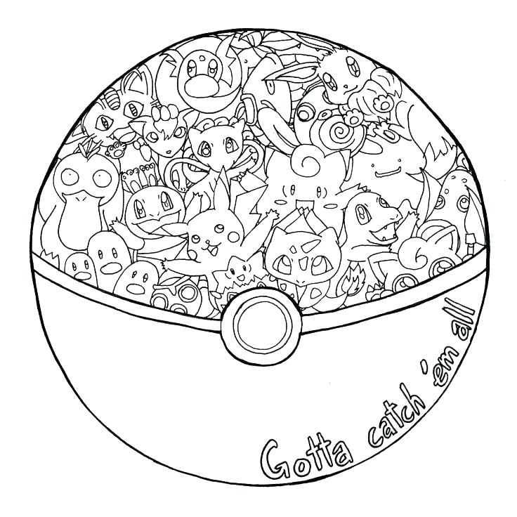736x736 Pokemon Coloring Pages Of All Pokemon