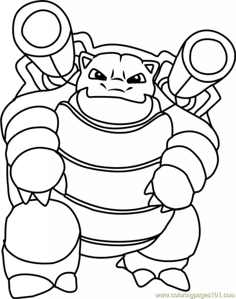 809x1024 Pokemon Coloring Pages Blastoise Blastoise Pokemon Coloring Page