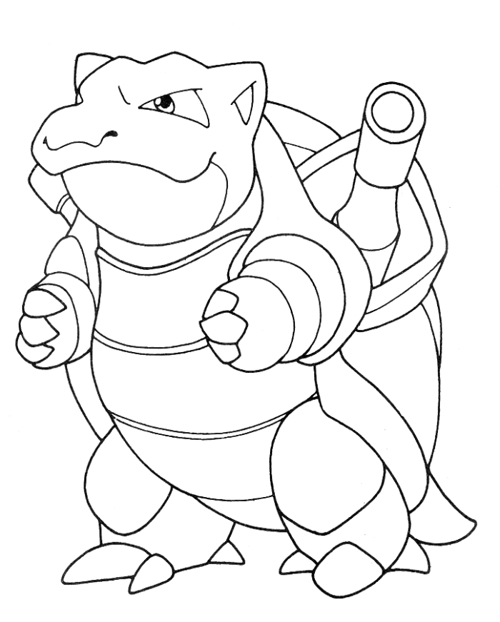 700x871 Pokemon Coloring Pages Blastoise Entrancing Pokemon Coloring Pages