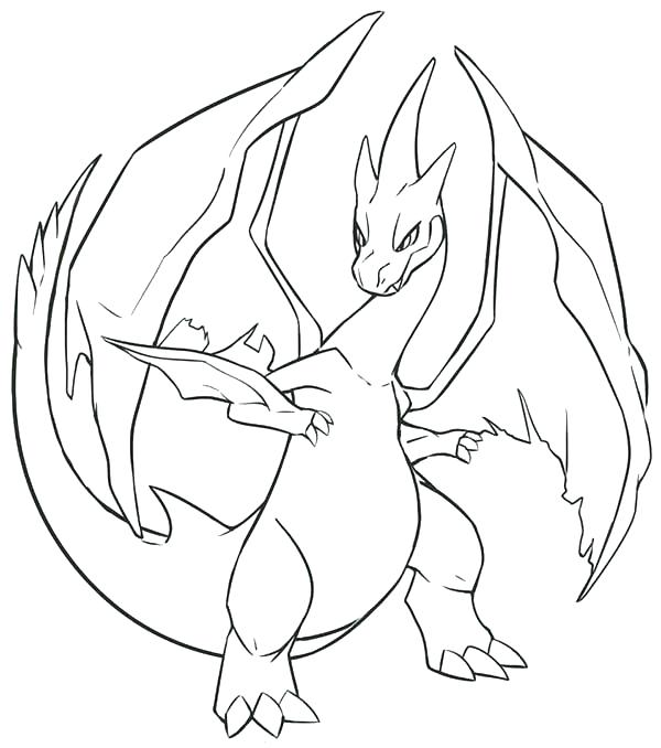 600x678 Pokemon Coloring Pages Charizard Mega Coloring Page Together