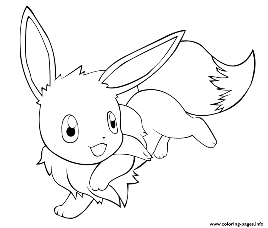 900x765 Eevee Printable Coloring Pages Cute Eevee Pokemon Coloring Pages
