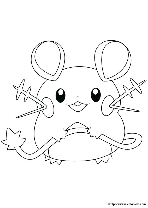 567x794 6 How To Draw Pichu From Pokemon Coloriage Pikachu Et