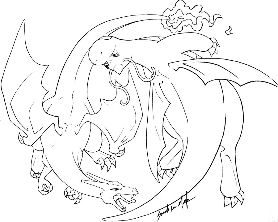 900x717 Stunning Design Pokemon Coloring Pages Dragonite Page