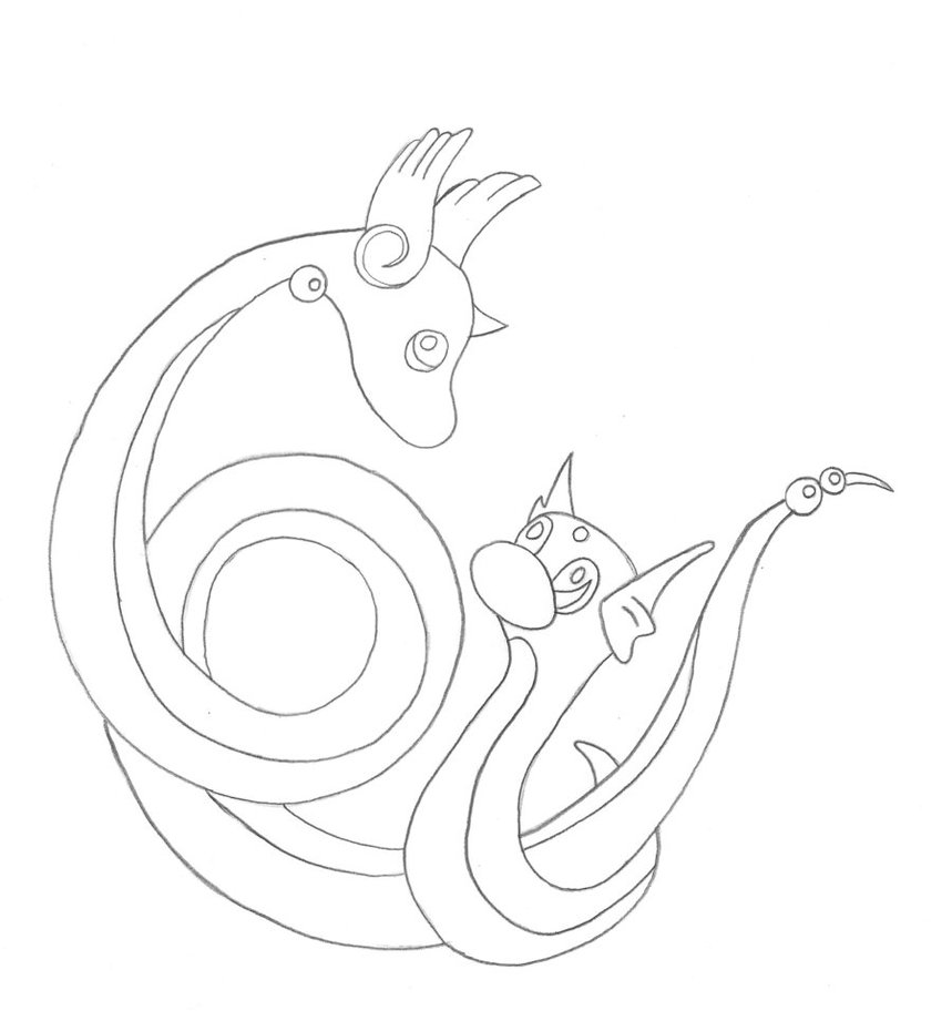 859x930 Dragonair Coloring Pages Flash Mcqueen Colouring