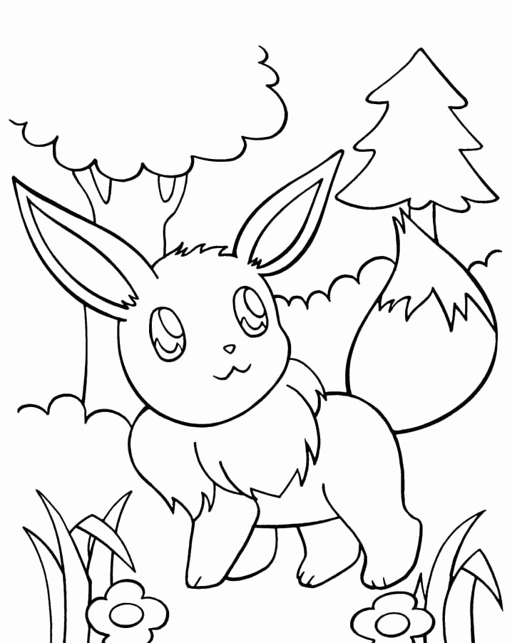 718x902 Pokemon Coloring Pages Eevee Evolutions Image Pokemon Coloring