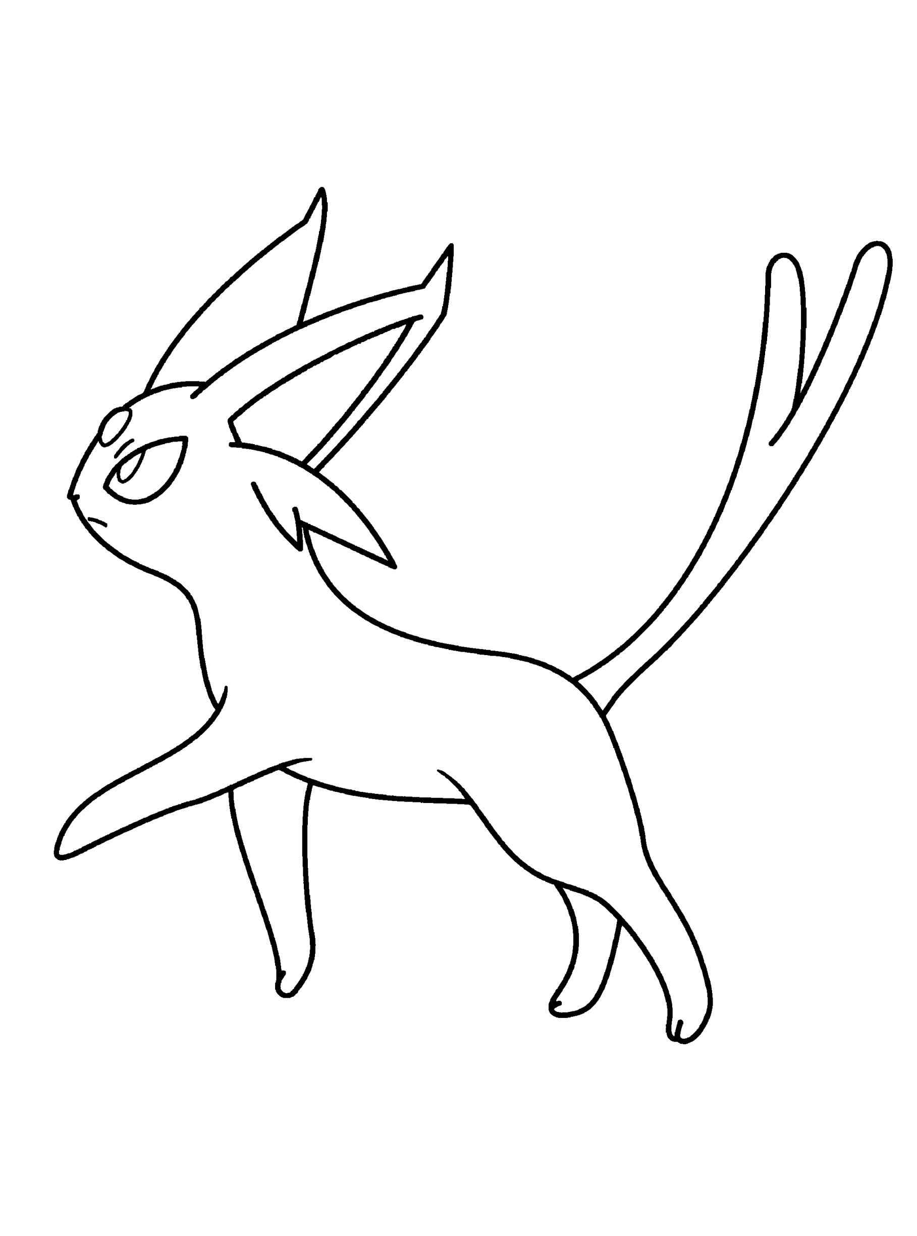 1817x2449 Pokemon Coloring Pages Umbreon And Espeon Online Coloring Printable